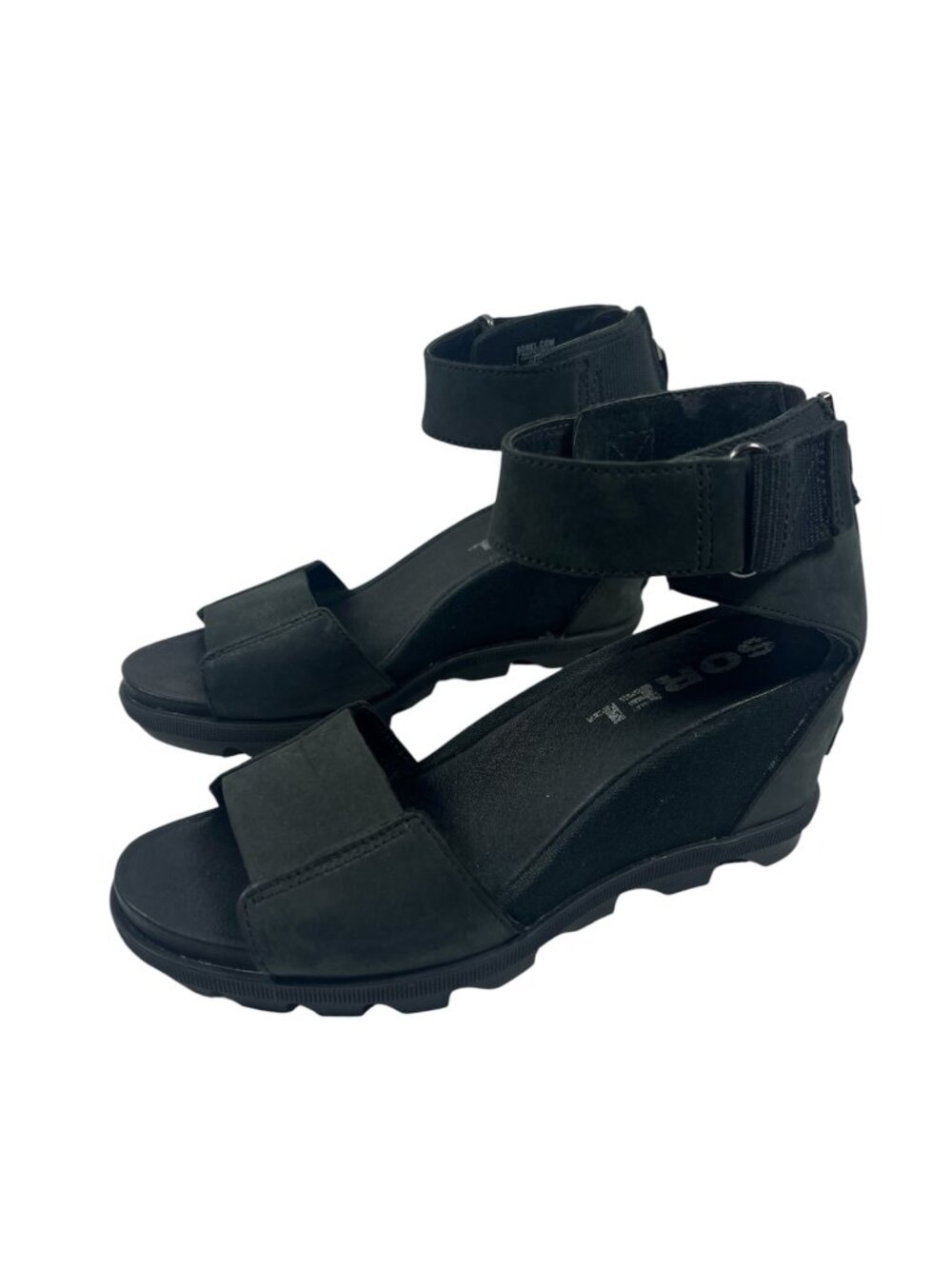 Sorel Sandals Womens 7 Joanie ii Wedge Heels Leather Strappy Open Toe Summer - Picture 3 of 8